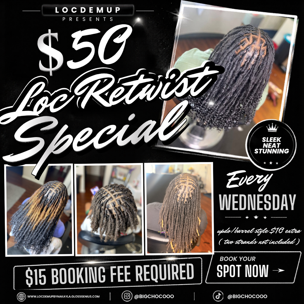 Wednesday Special ✨🌹 at Loc’d Em Up By Kaee in Mobile, AL