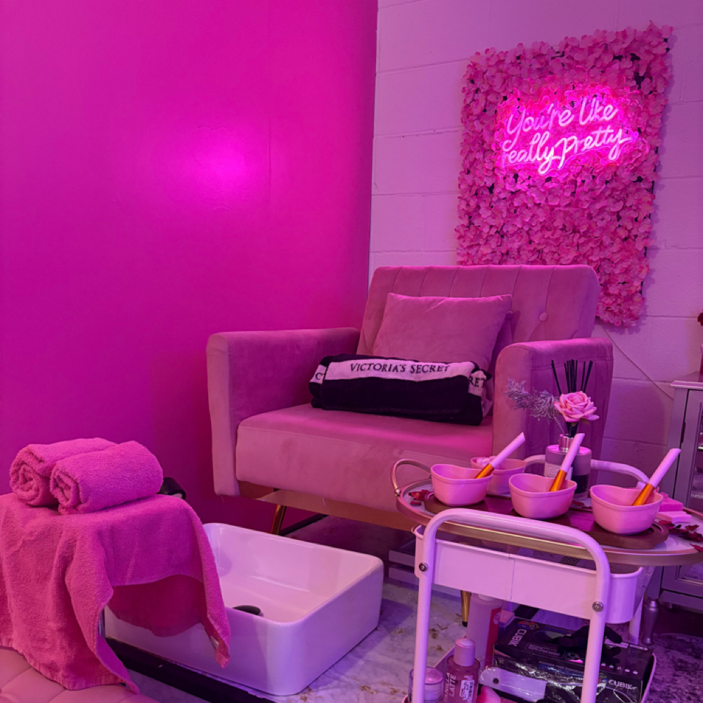 Rose Royalty Pedi at EnhancedByErika in Palm Coast, FL