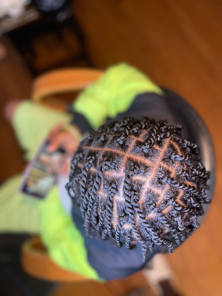Medium Natural Twist/Plaits