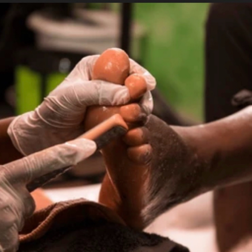 Gentleman Pedicure at Lust Nails and Spa in Columbia, SC