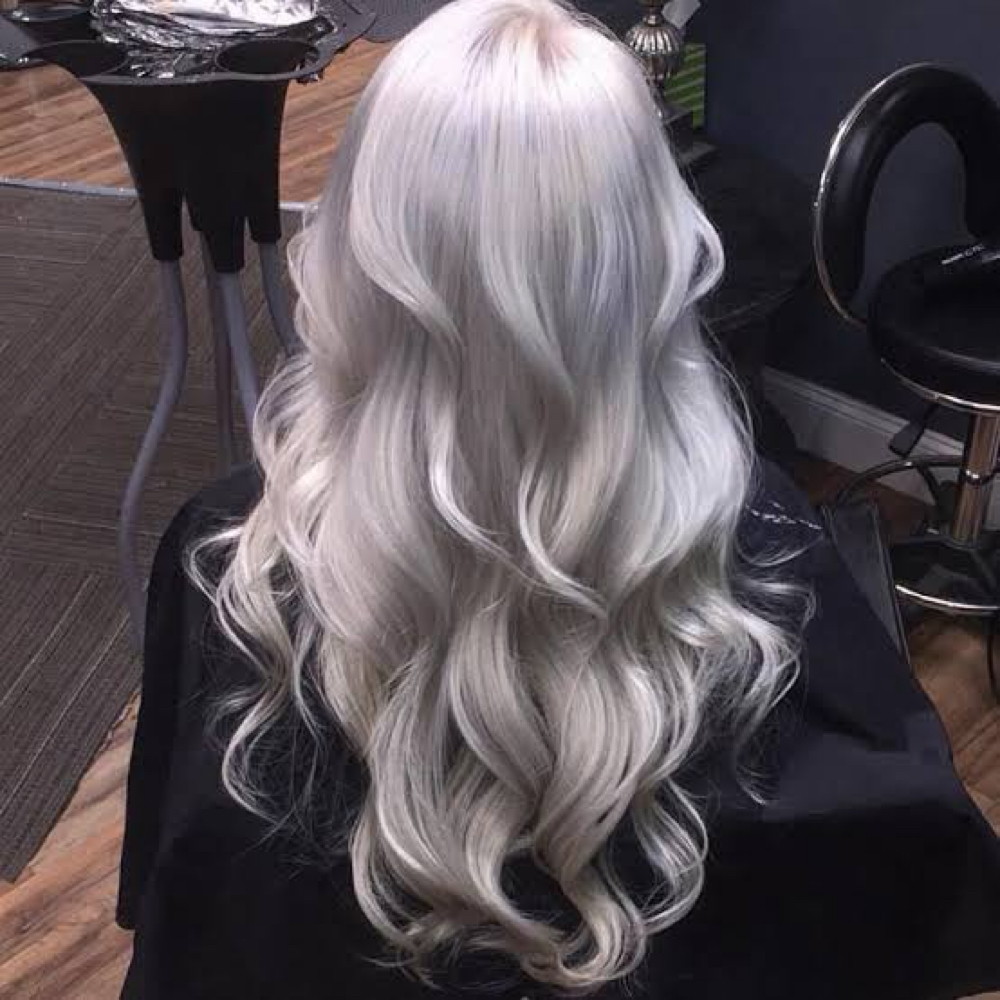 Platinum Blonding at Ember & Ivy Salon in Henderson, TN