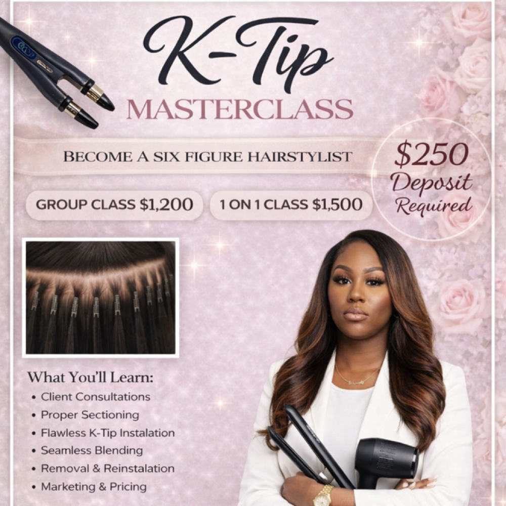 KTip Group Class at Her Luxe Extensions in Southaven, MS