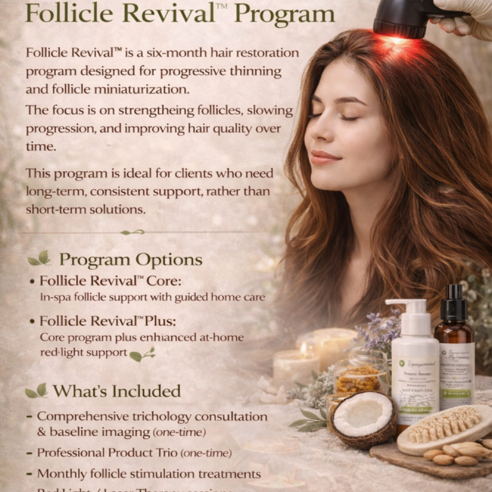Follicle Revival™ Program at Rejuvenated Roots Head Spa, LLC in Brownwood, TX