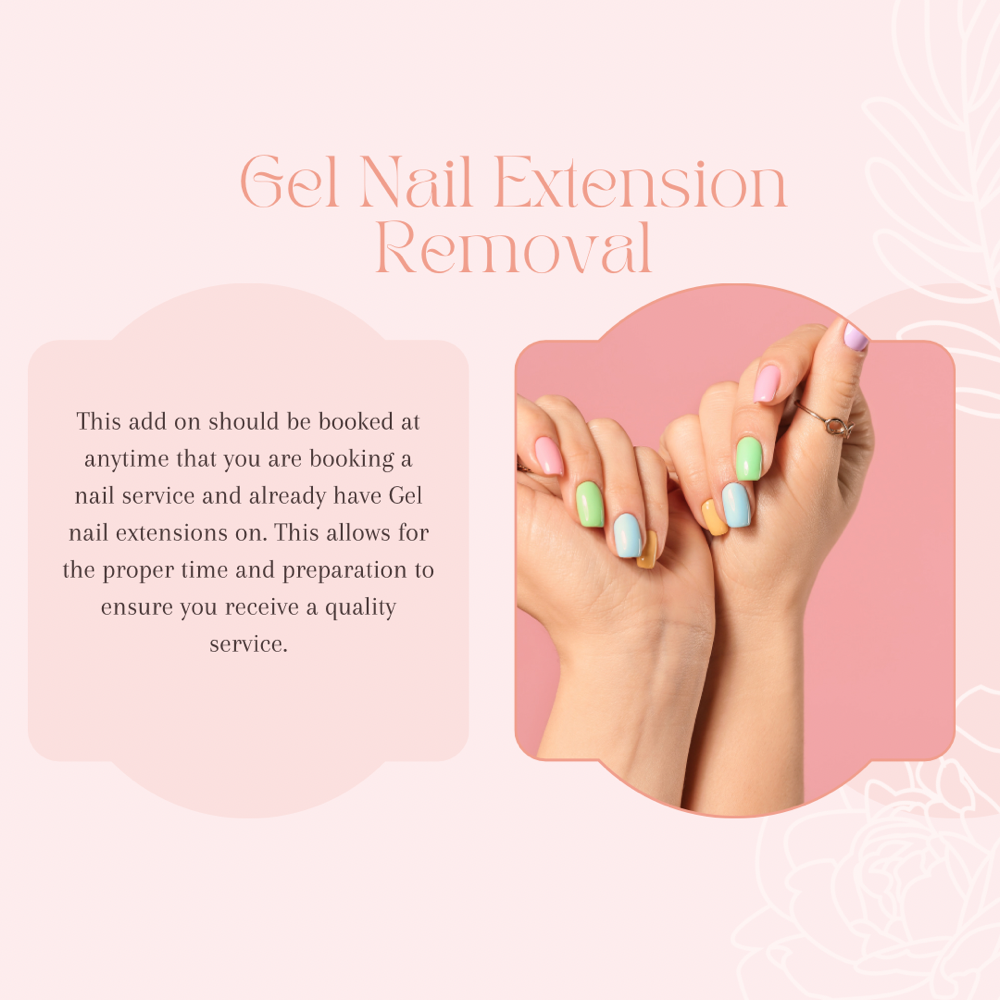 Gel Nail Extension Removal