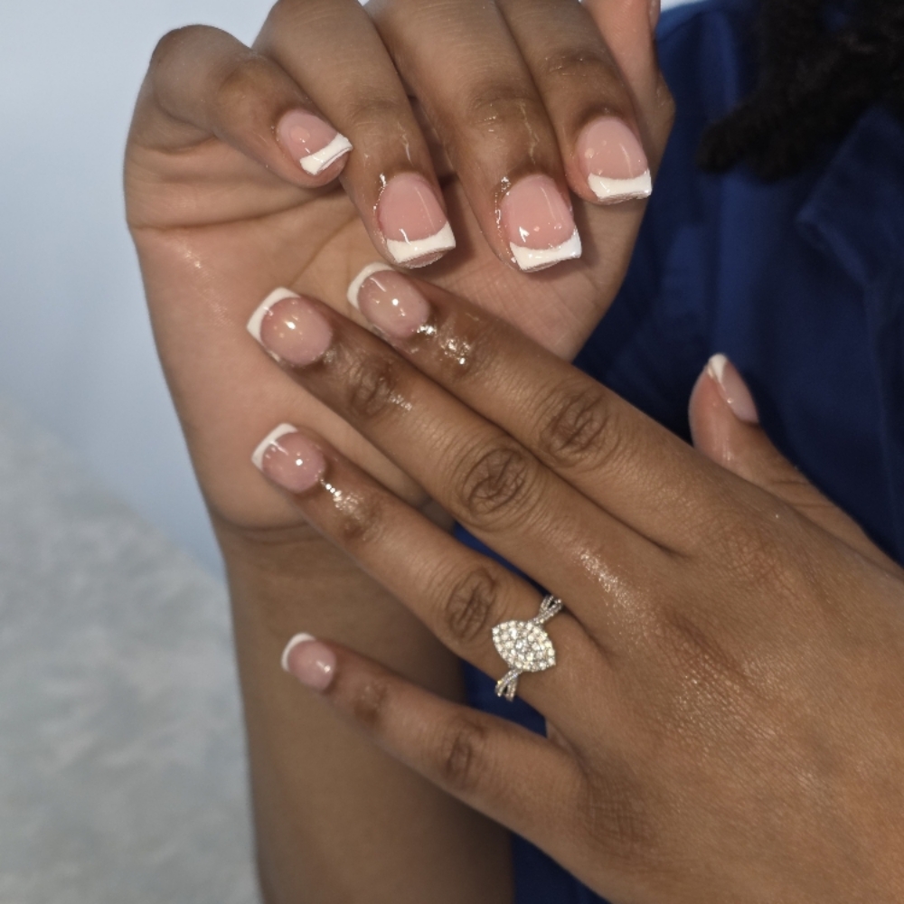 French Tip at Solar Nails in Morrow, GA