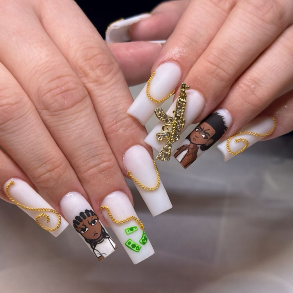 Nail Art - Detailed at MiaNailsDiary in Longview, TX