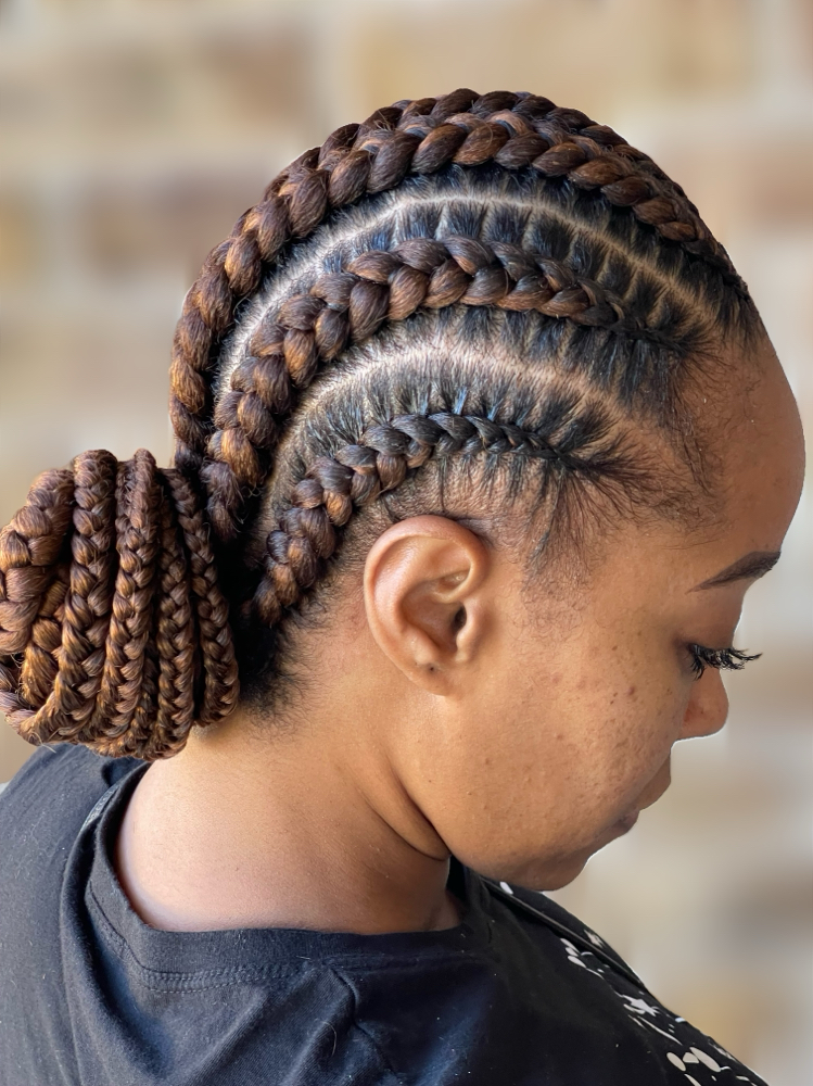 Braided Low Bun