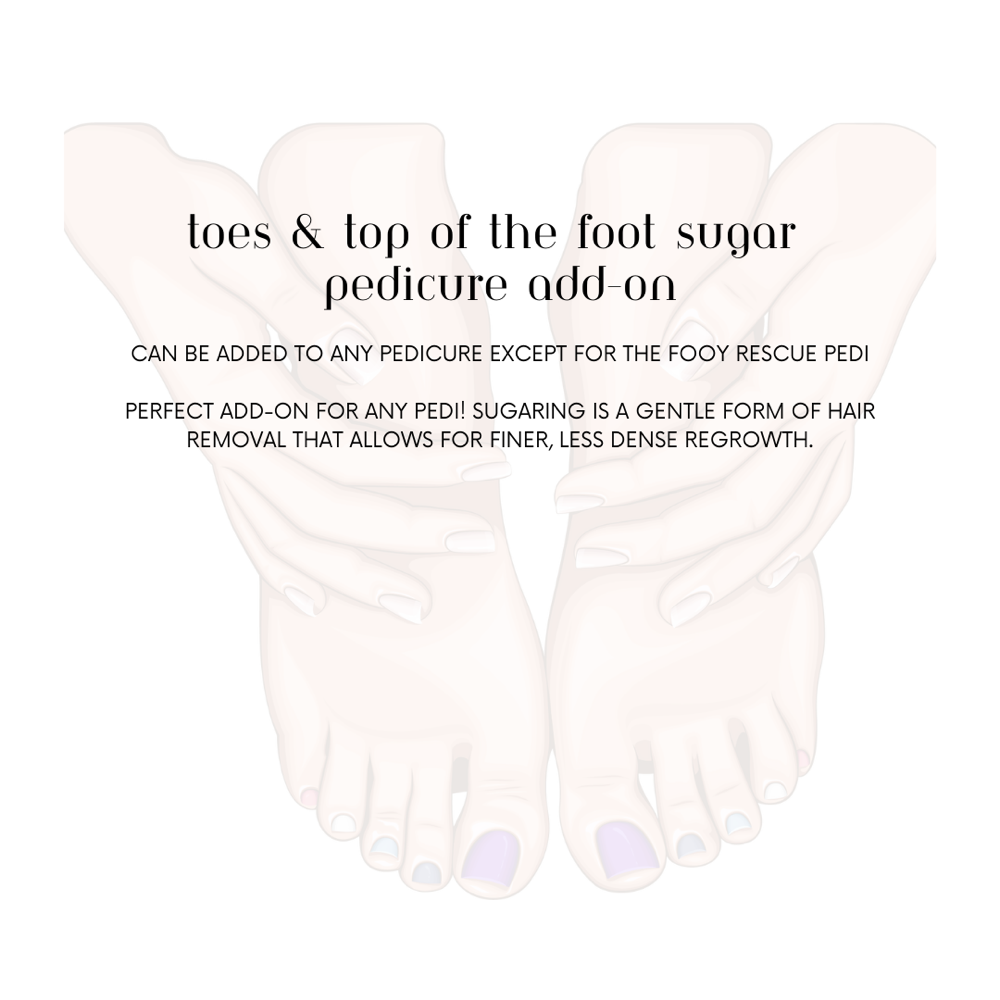 Toe&Foot Sugar Pedi add-on