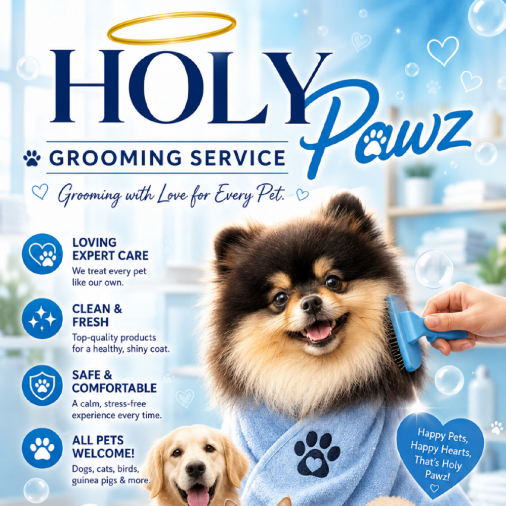 Holy Splash at Holypawzgrooming in Highland, CA