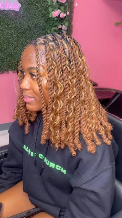 Invisible Locs (Hair Added)