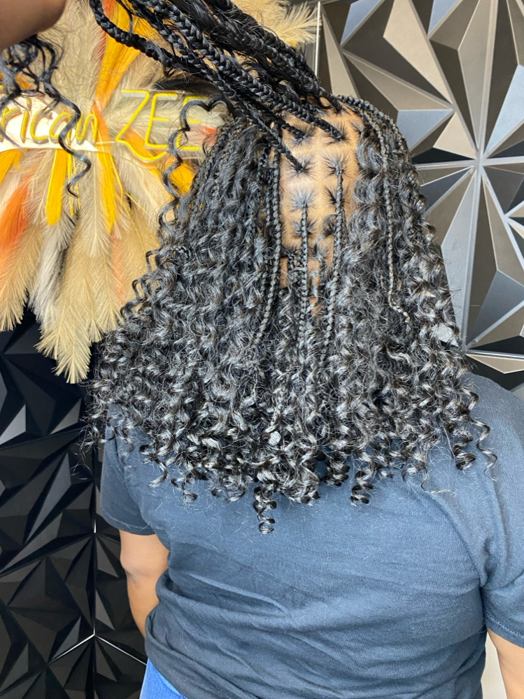Small Boho Bob Knotless