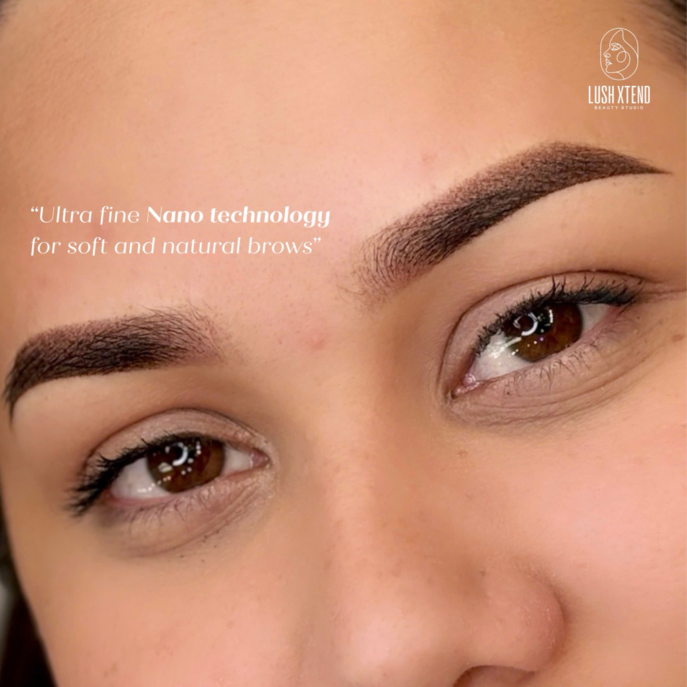 Nano Ombre Brows at LUSHXTEND STUDIO in Fort Worth, TX