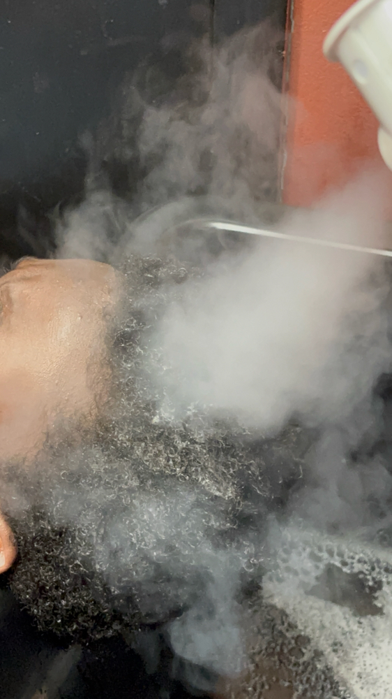 Steam Treatment at In The Kut Salon in Toledo, OH