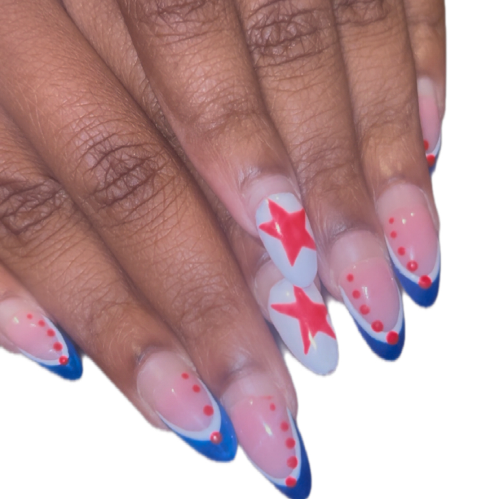 Acrylic Fill at Opulence Nail Studio in Richardson, TX