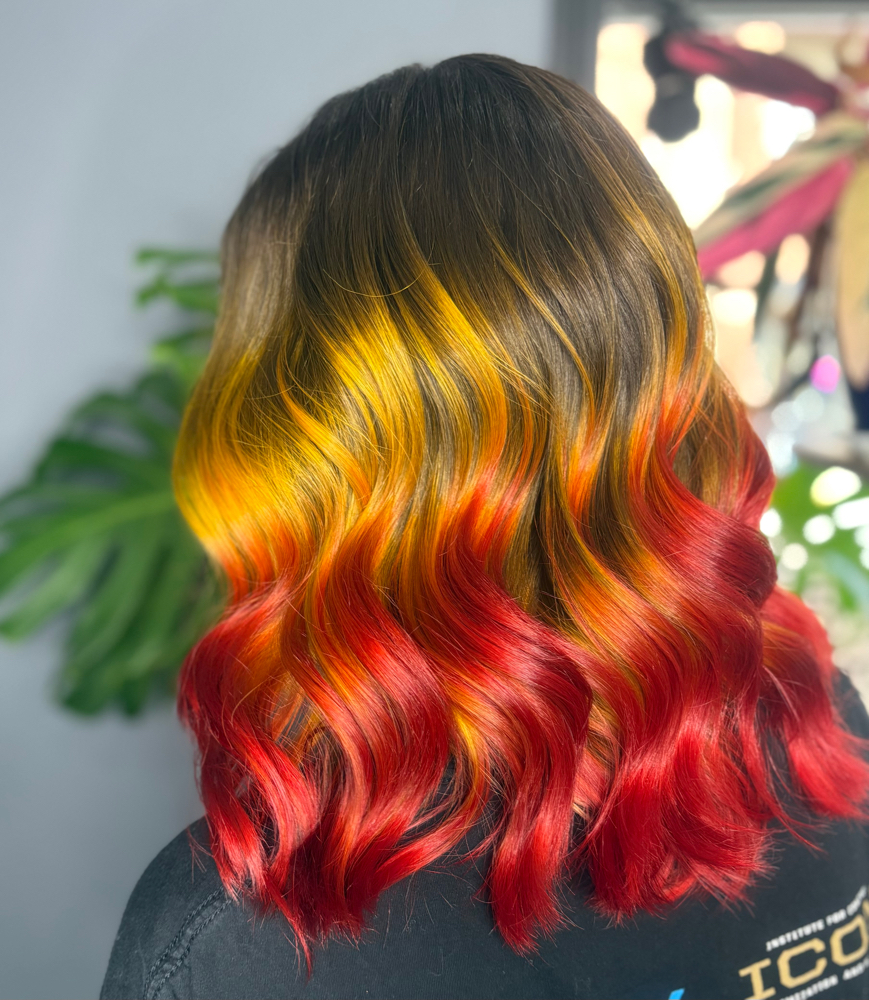 VIVID  Session/ Corrective Color at Hair by Nikki in Lafayette, IN