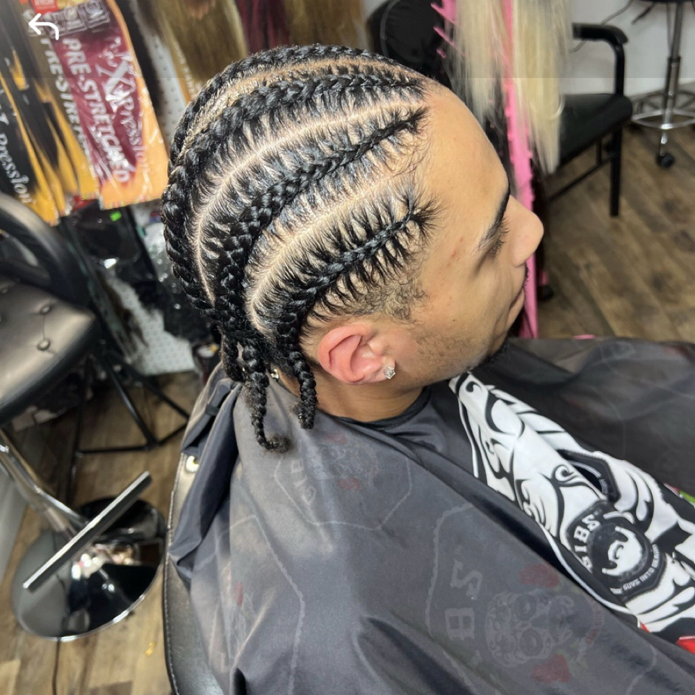 Men 4-6 Braids / 2strand Twist at Natasha Martin Hair Vision LLC in Greensboro, NC