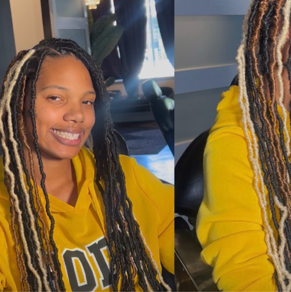 Faux Locs at Dolledbythebratt in Fairborn, OH