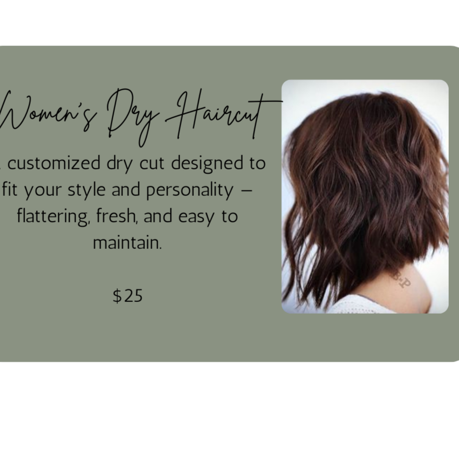 Women's Dry Haircut