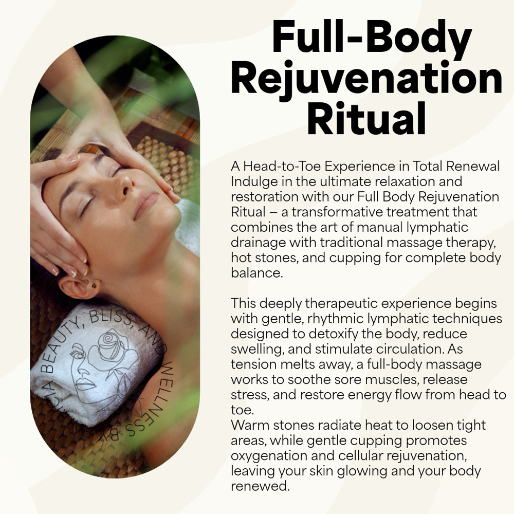Full-Body Rejuvenation Ritual A Hea at Beauty, Bliss and Wellness LLC in Rainsville, AL