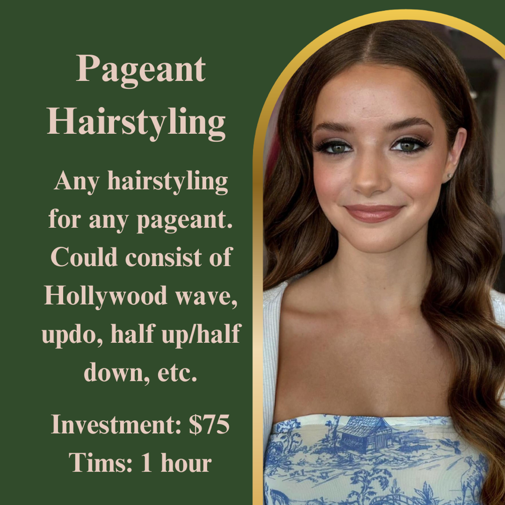 PAGEANT HAIRSTYLING