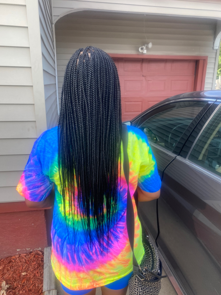 Small Knotless Braids