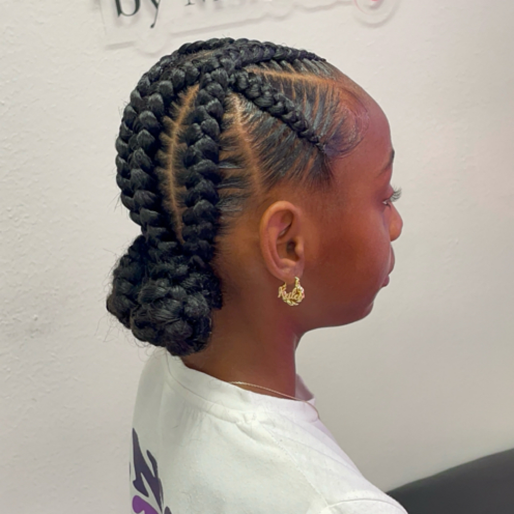 Feed-In Stitch Braids at The Genie Experience in Dallas, TX
