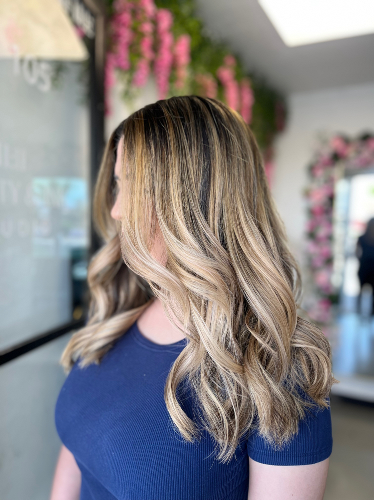 Full Balayage Highlight at 11:11 Beauty & Ink Studio in Phoenix, AZ
