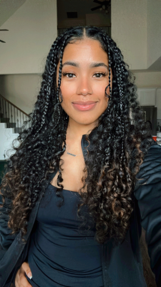 Boho Box Braids No Hair Added