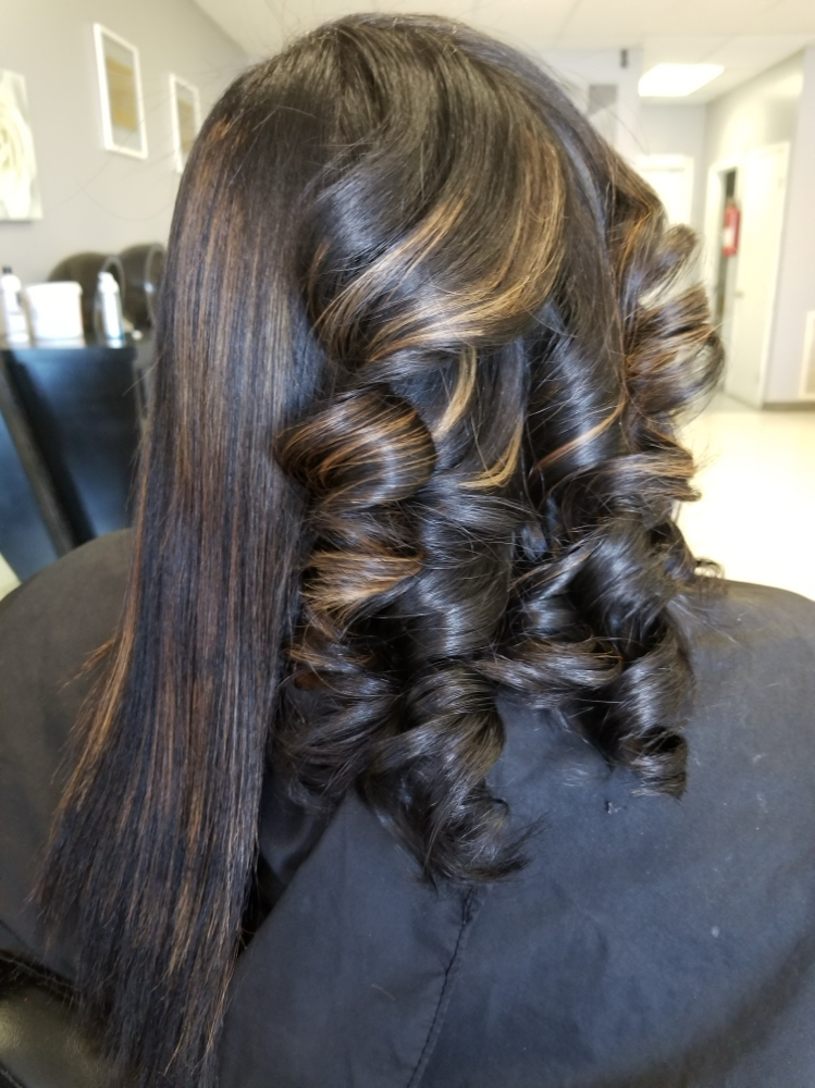 Mid Length Relaxed Shampoo/Style