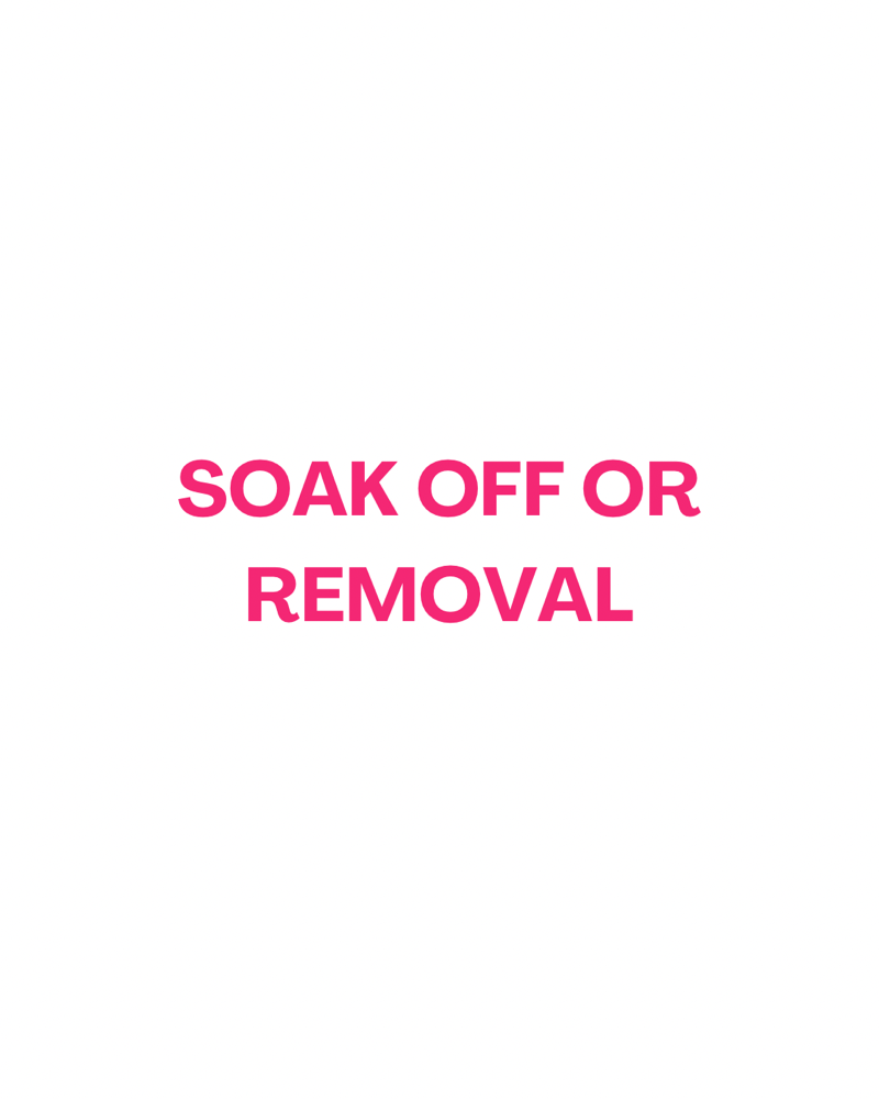 Soak Off or Removal