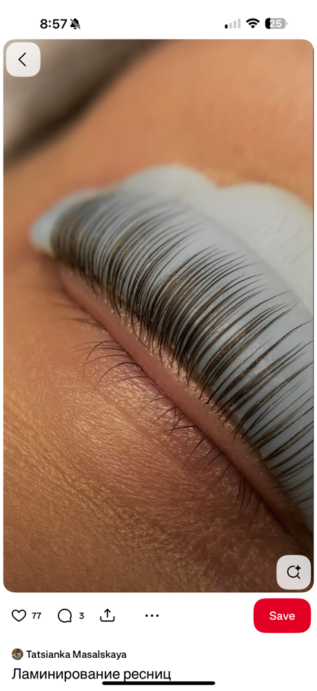Lash Lift + Tint , Laminations