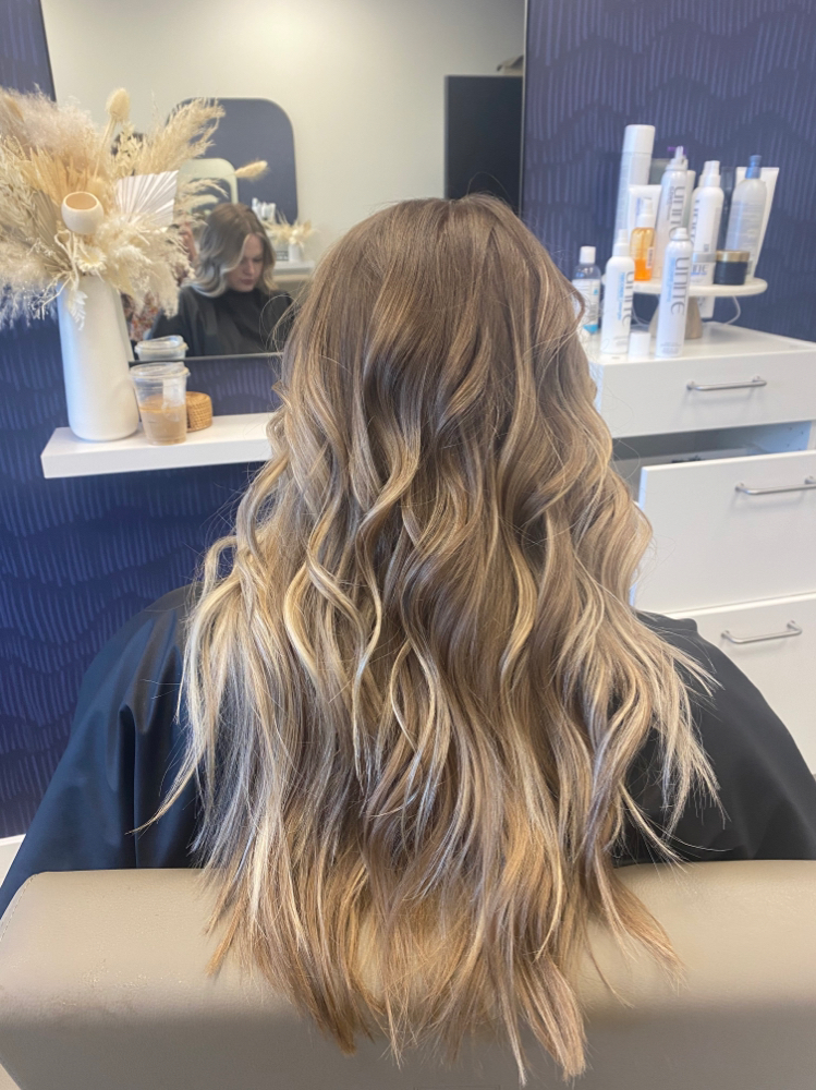 Root Touchup And Blow Dry