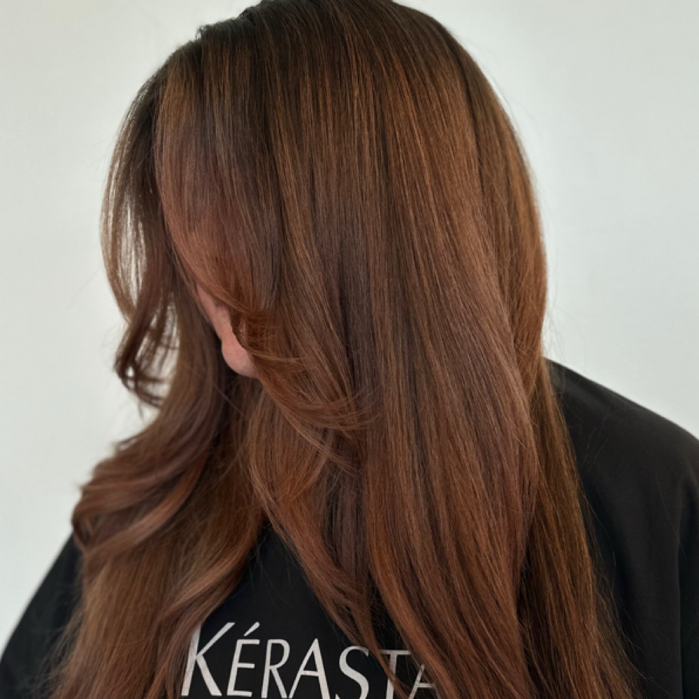 Root Retouch + Haircut