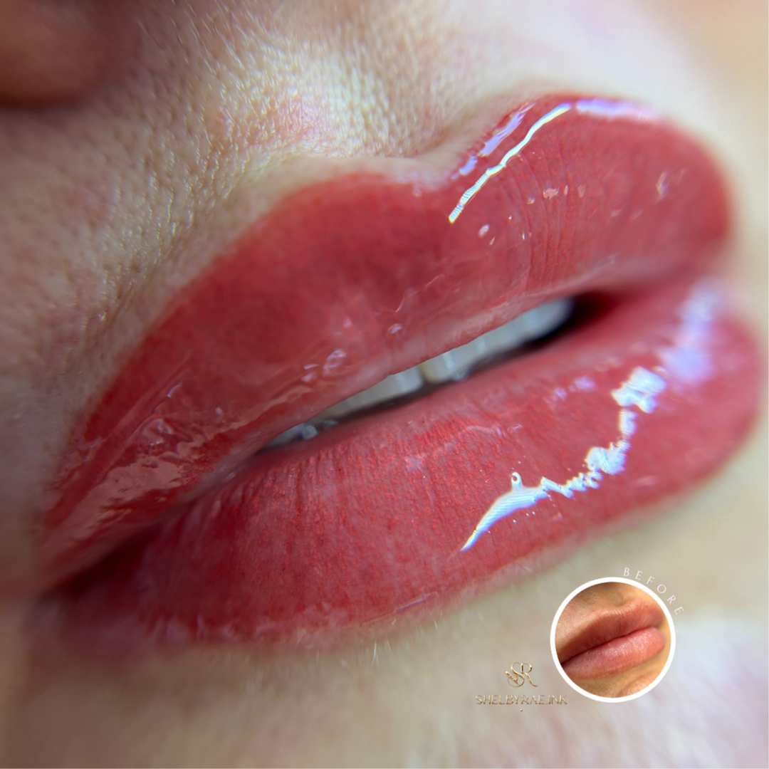 Lip Blush Correction at shelbyrae ink in Rocklin, CA