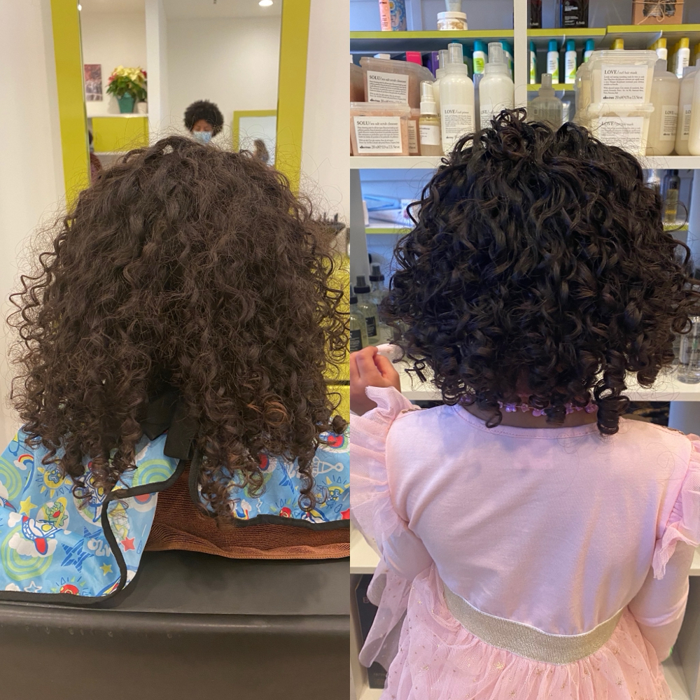 Kids Curly Cut - Ages 5 & Under