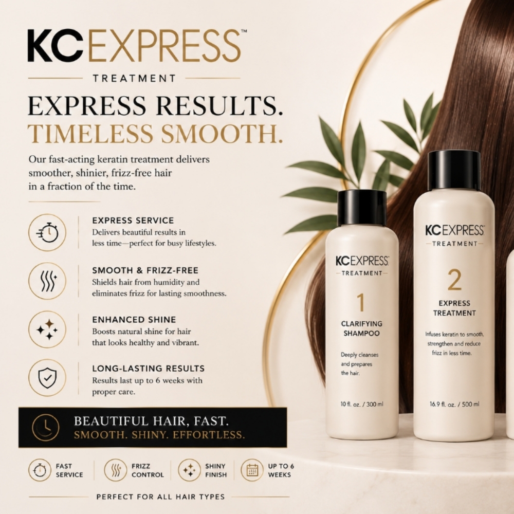 KCEXRESS Keratin Complex at Envy Waves Hair salon in North Port, FL