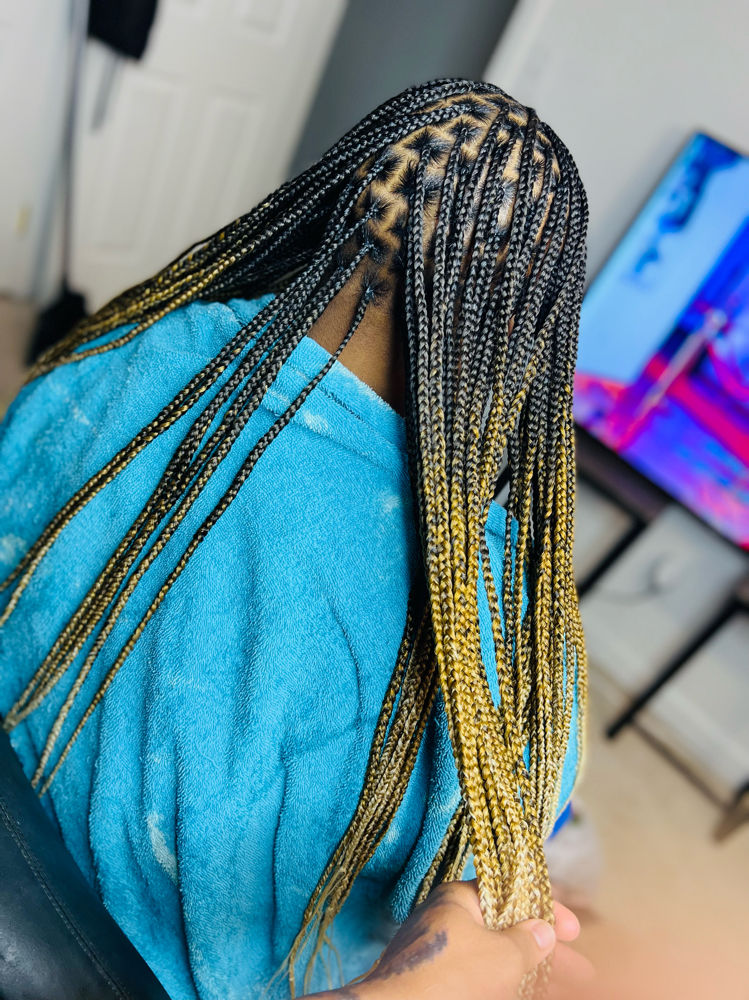 Small Waist Length Knotless