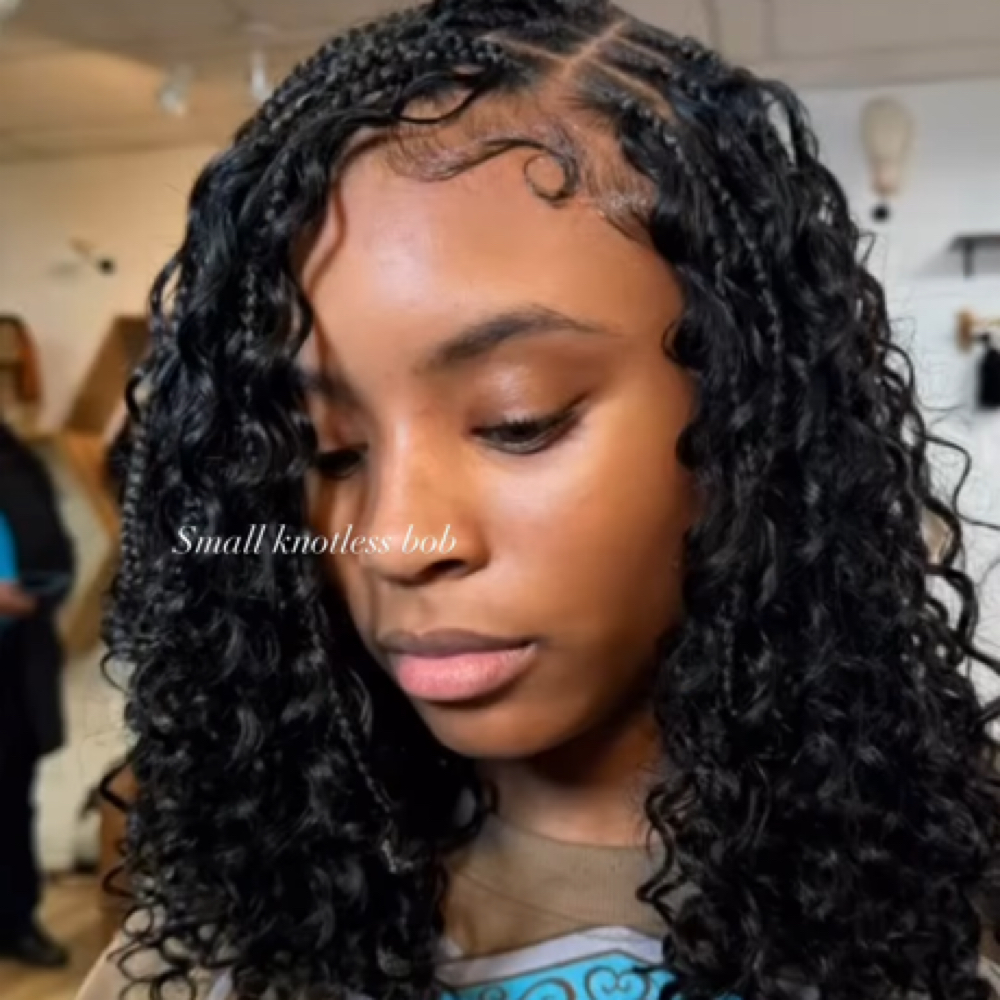 Knotless Bob at Freshly Styled in Indianapolis, IN