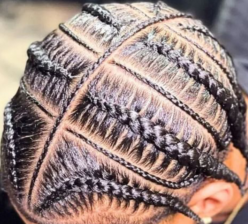 Men Design Braids (On Natural Hair) at Loc’d -N in Fountain, CO