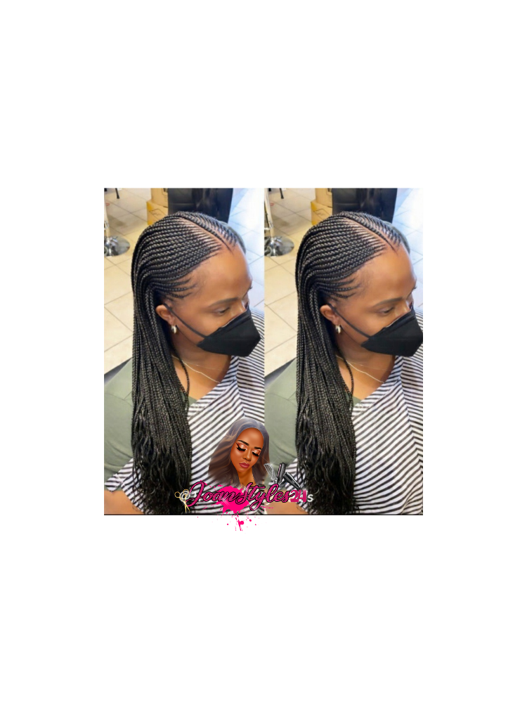 2LAYERS Feed-In-Braids with single