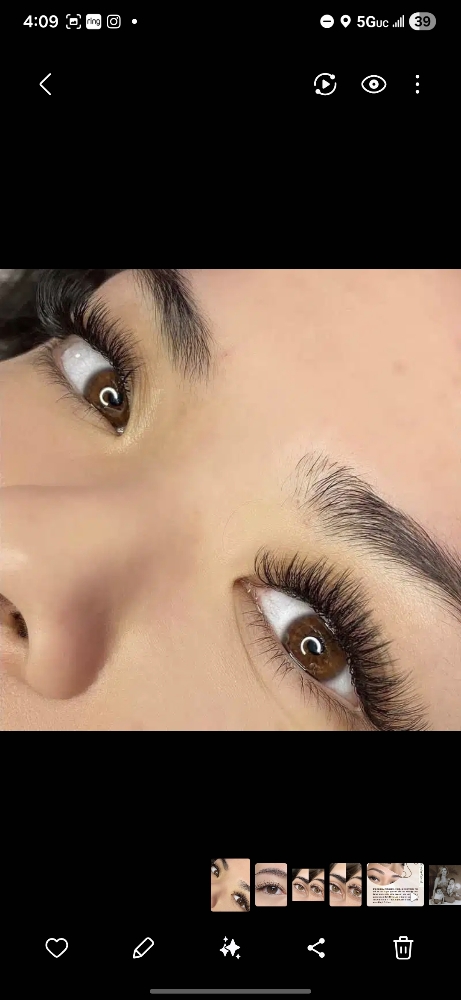 Hybrid Lash Extensions at CQ Beauty & Esthetics in Modesto, CA
