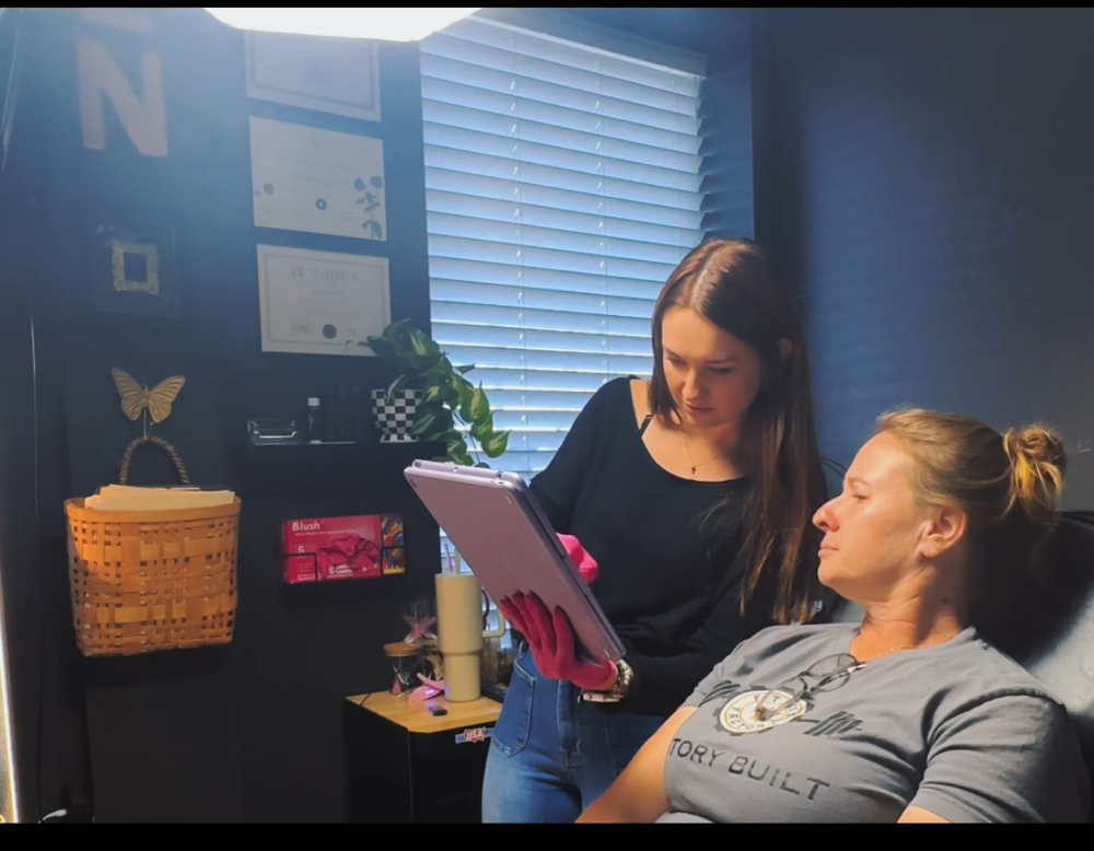 Consultation at Jens Ink Tattoo Studio in Sebring, FL