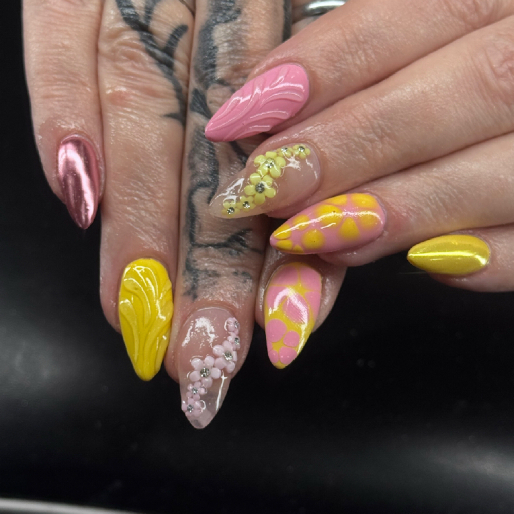 Acrylic Fill at Nevaeh’s Midnight Beauty in Shirleysburg, PA