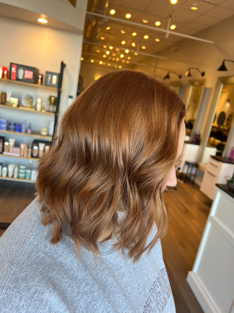 All Over Color With Haircut
