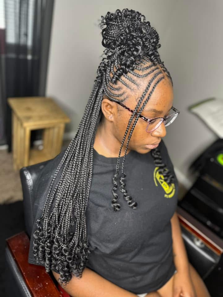 Fulani Braids at Crowned By Cierra in Augusta, GA