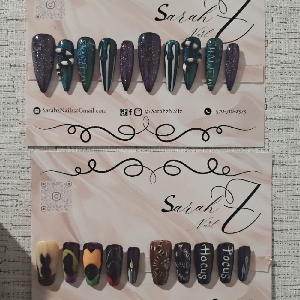 Custom Press On Nails at SarahzNailz in Berwick, PA
