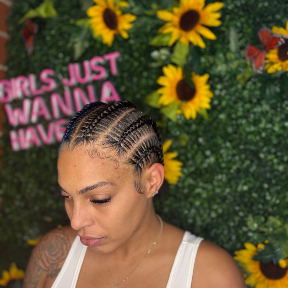 6-8 Stitch Braids at Glammed By Lexx in Hickory, NC