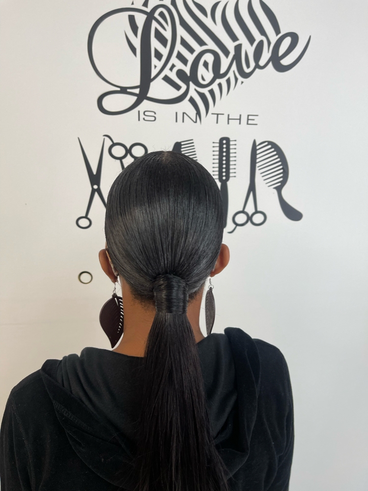 Sleek Ponytail