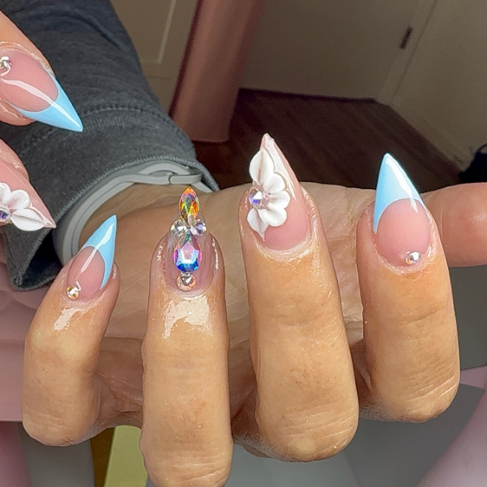 Inspo Set + Bling/Charms at Get Polished By S. Marie in Augusta, GA