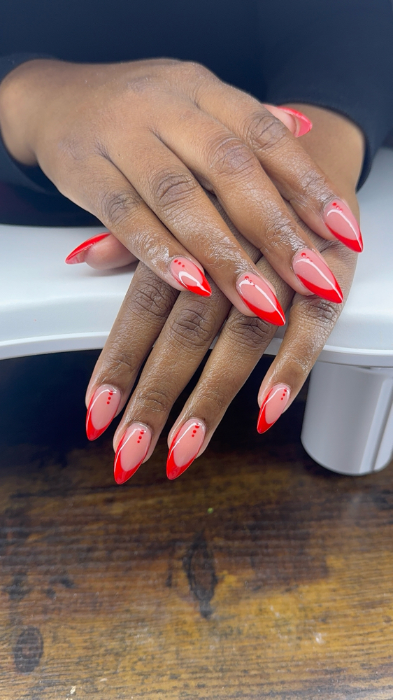 Almond/Stiletto FRENCH